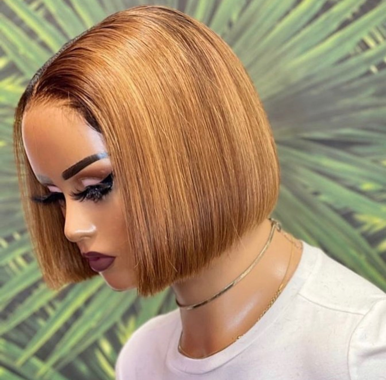 “8inch 5x5 Blonde Wig