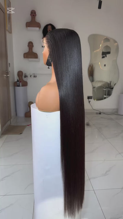 Double Drawn Glueless HD Full Frontal Wigs